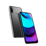 moto e20 gris grafito frente y reverso