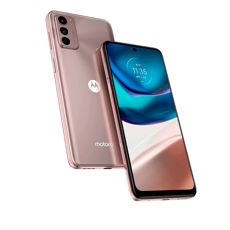 Moto-g42-Rosa-Metalico-frente-y-reverso