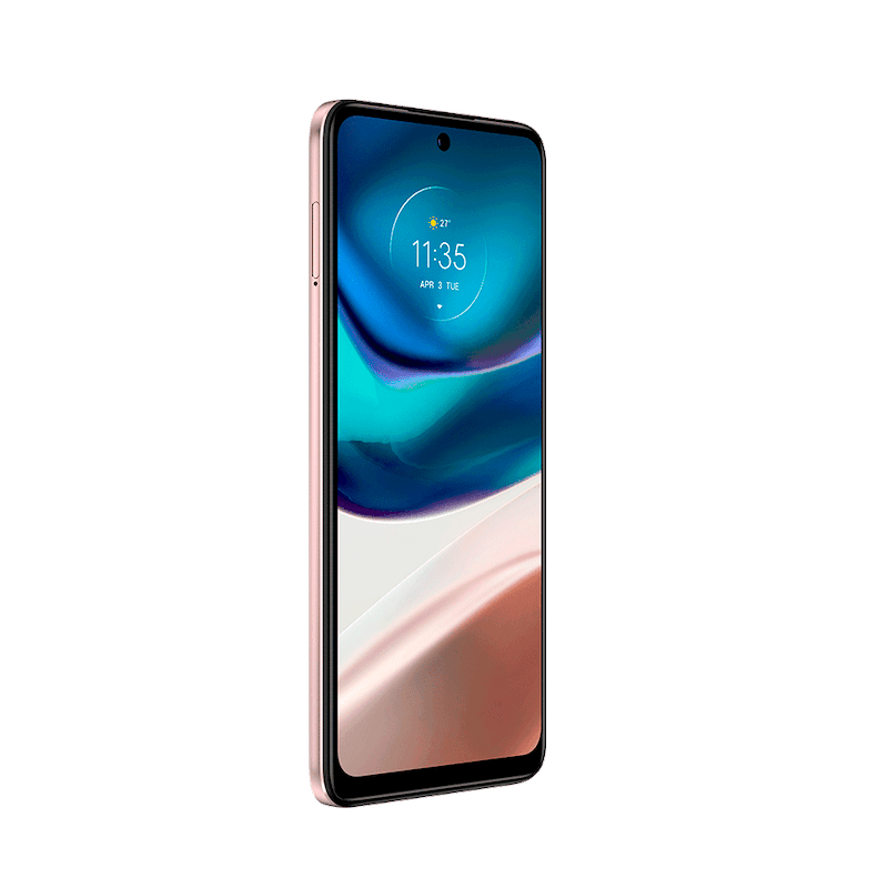 Moto-g42-Rosa-Metalico-costado-izquierdo