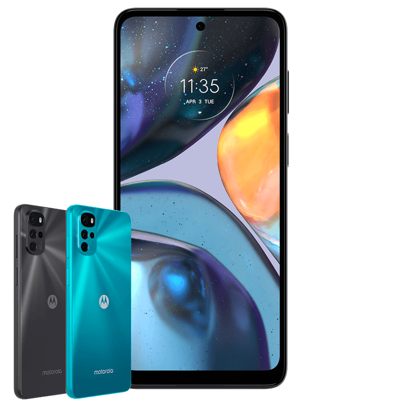 nuevo moto g22 negro