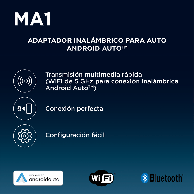 Motorola MA1 Adaptador de Automóvil Inalámbrico Argentina