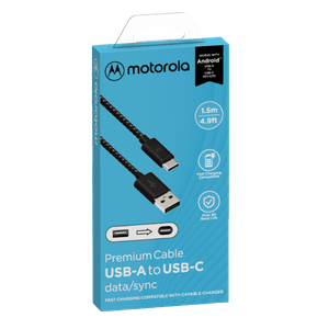 Cable Tipo C Motorola TurboPower 1.5M